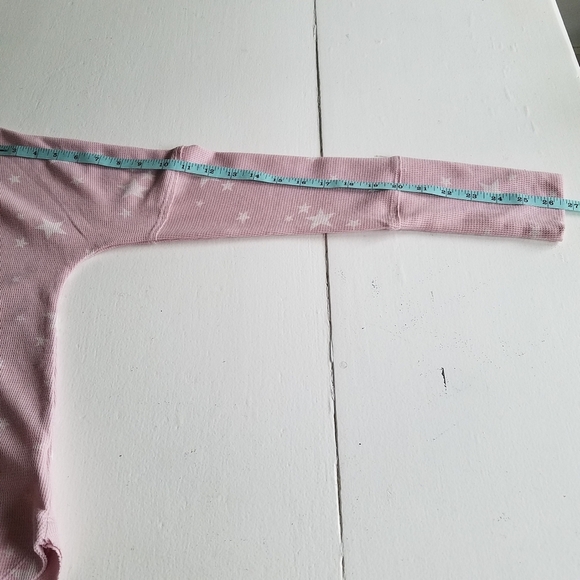 NWT Lucky Brand Pink Long Sleeve Tee Star print Size Small - Picture 5 of 9